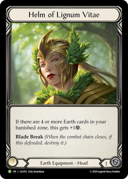Helm of Lignum Vitae - LGS312 (LGS312) [Flesh and Blood: Promo Cards]