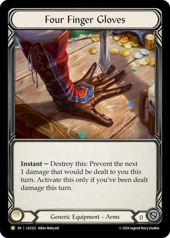 Four Finger Glove - LGS322 (LGS322) [Flesh and Blood: Promo Cards]