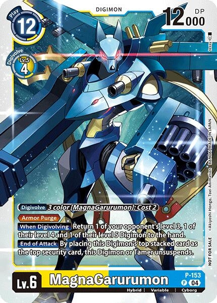 MagnaGarurumon [P-153] (Store Tournament 2024 Oct. - Dec. Participation Pack) [Digimon Promotion Cards]