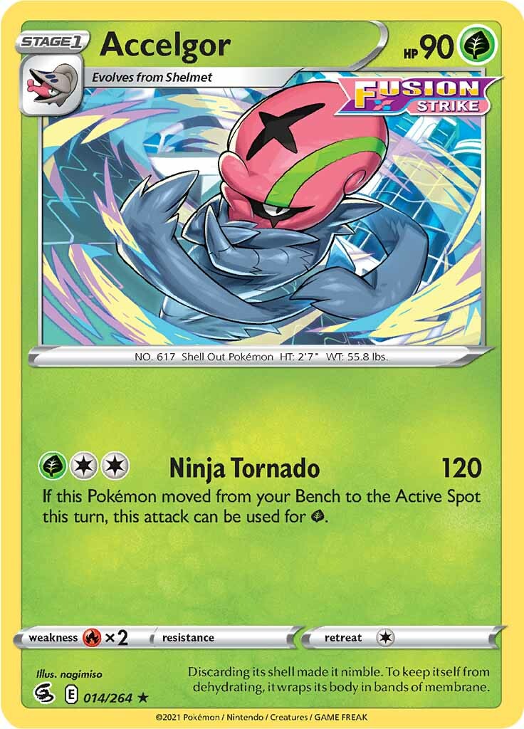 Accelgor (014/264) [SWSH08: Fusion Strike]