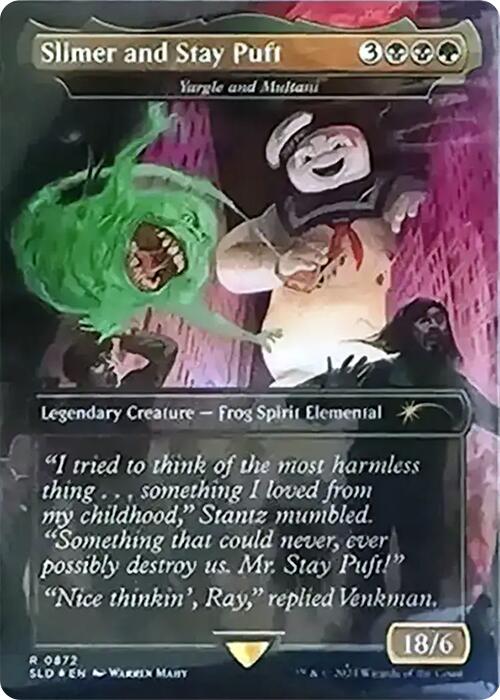 Slimer and Stay Puft - Yargle and Multani [Secret Lair Drop Series]