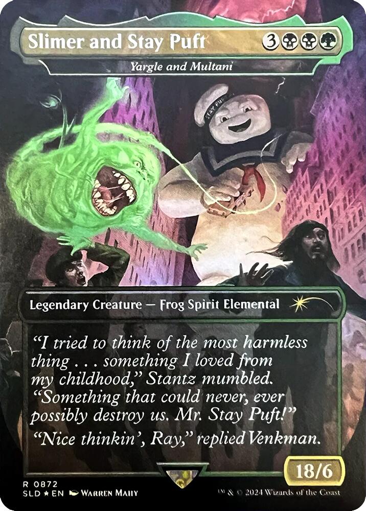 Slimer and Stay Puft - Yargle and Multani (872) [Secret Lair Drop Series]