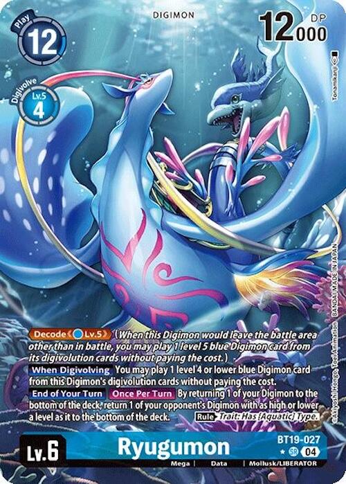 Ryugumon (Alternate Art) (BT19-027 SR) [Release Special Booster 2.0]