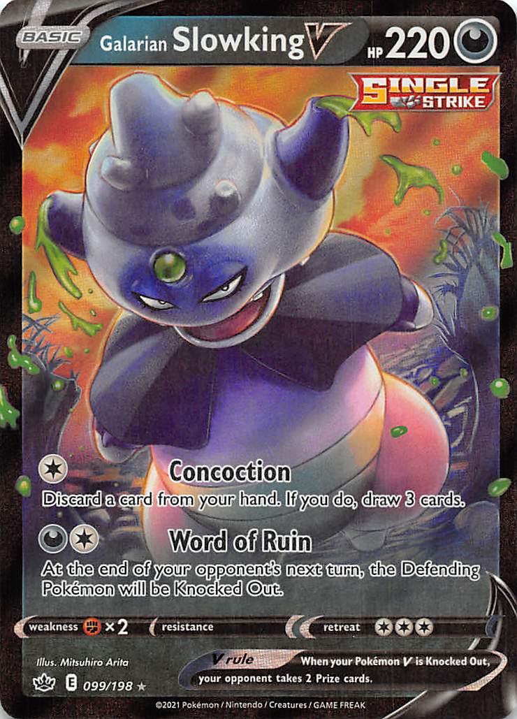 Galarian Slowking V (099/198) [SWSH06: Chilling Reign]