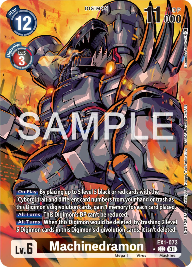 Machinedramon (Release Special Booster Ver.2.0 Celebration Event Winner) (EX1-073 SEC) [Release Special Booster 2.0 Celebration Event Cards]