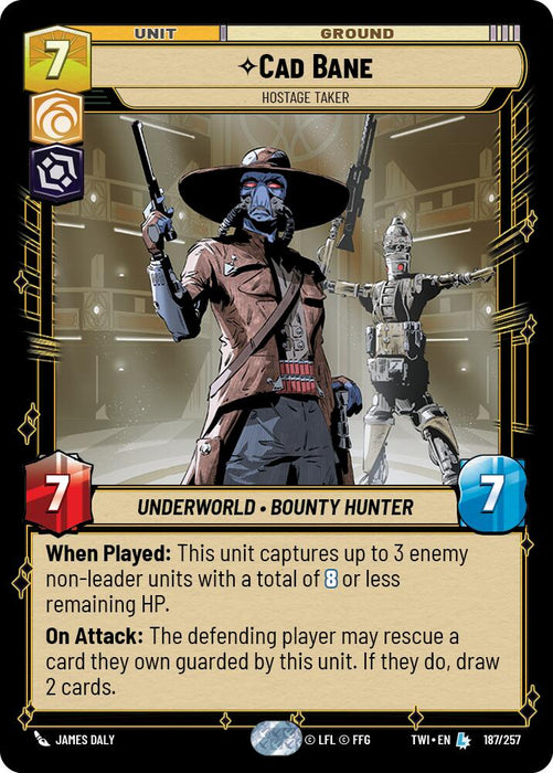 Cad Bane - Hostage Taker (187/257) [Twilight of the Republic]