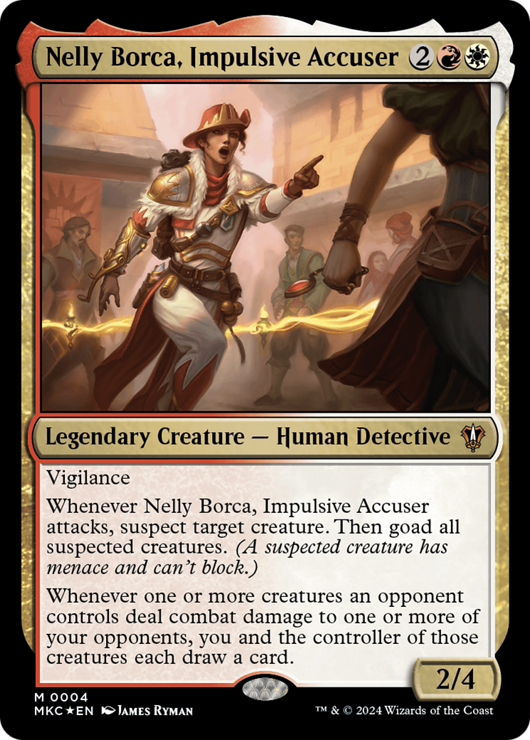 Nelly Borca, Impulsive Accuser (4) [Commander: Murders at Karlov Manor]