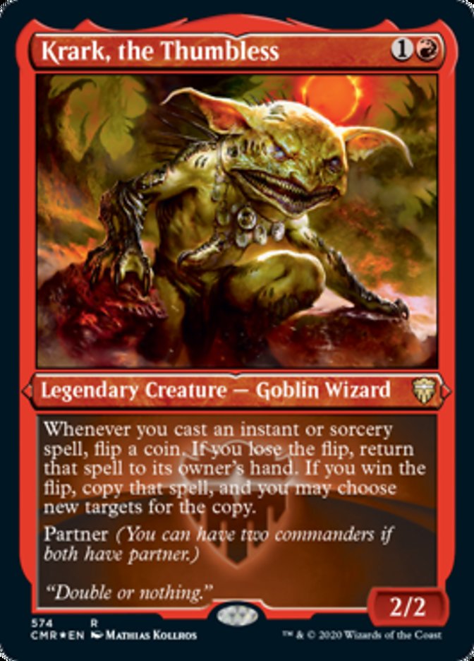 Krark, the Thumbless (Foil Etched) (574) [Commander Legends]