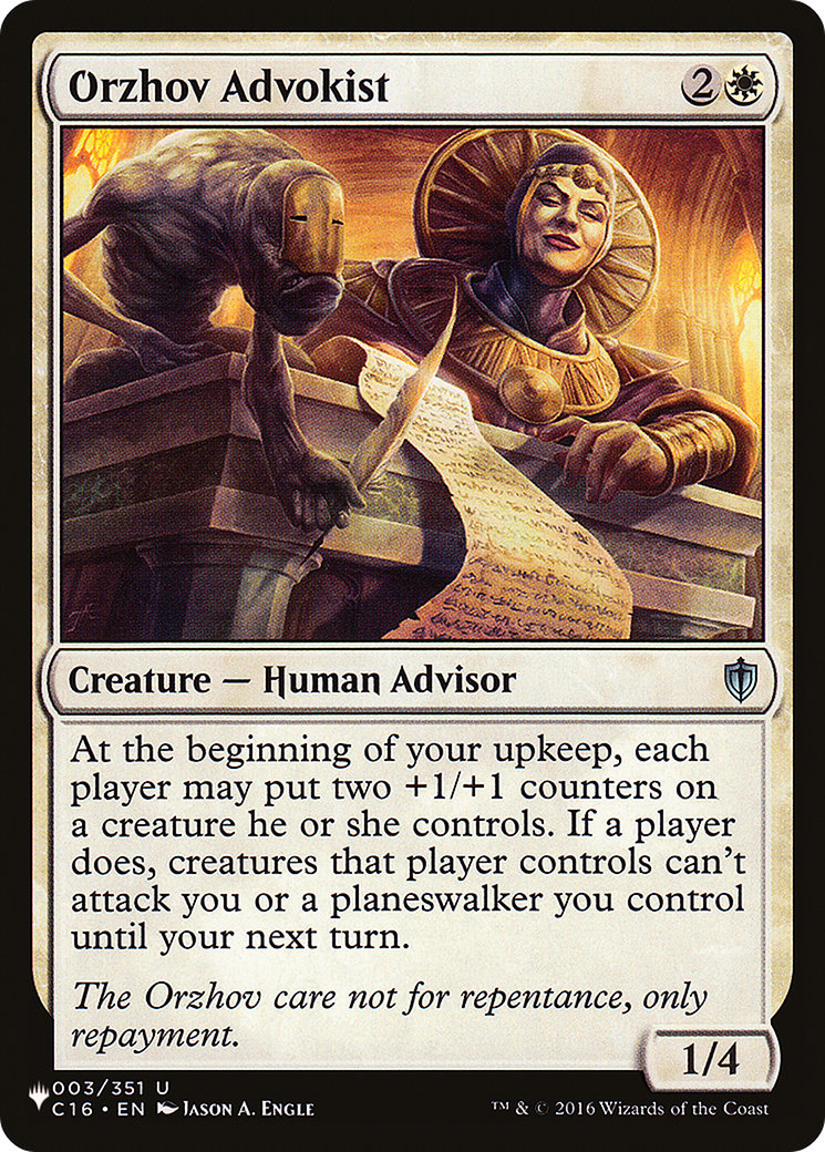 Orzhov Advokist (003/351) [The List Reprints]