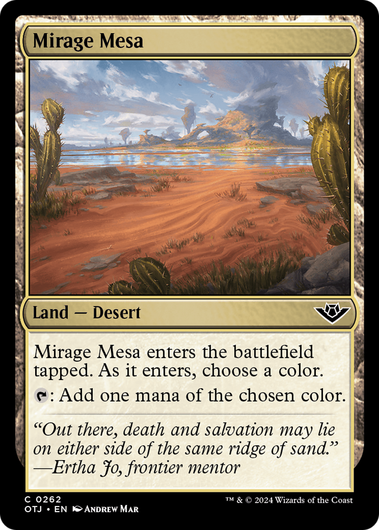 Mirage Mesa (262) [Outlaws of Thunder Junction]