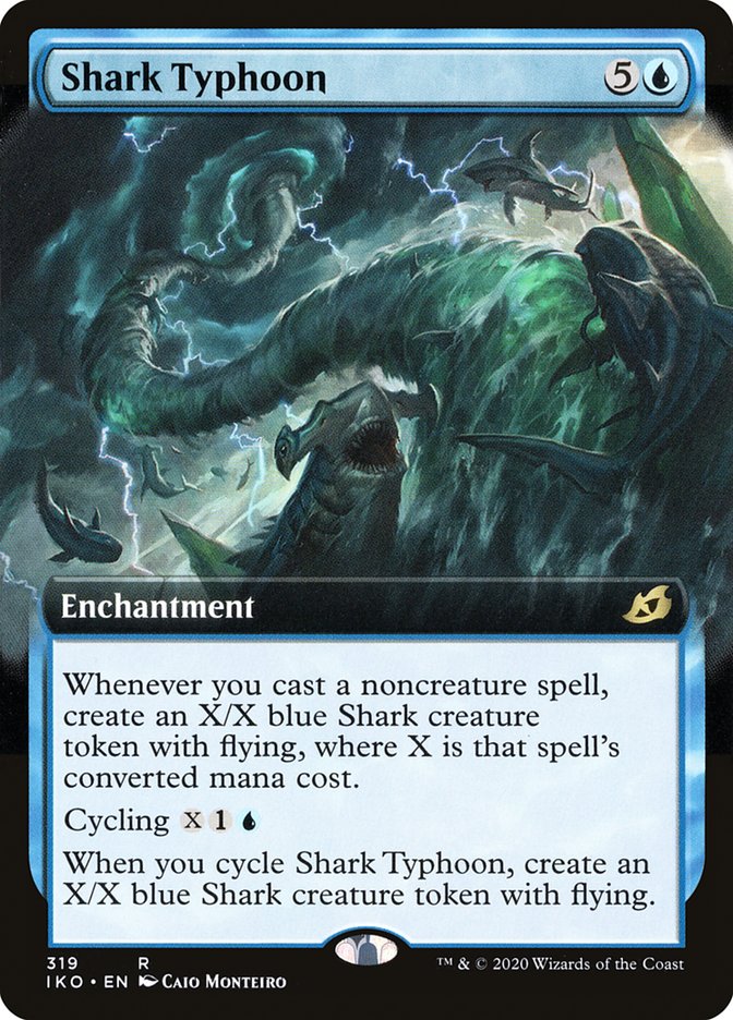 Shark Typhoon (Extended Art) (319) [Ikoria: Lair of Behemoths]