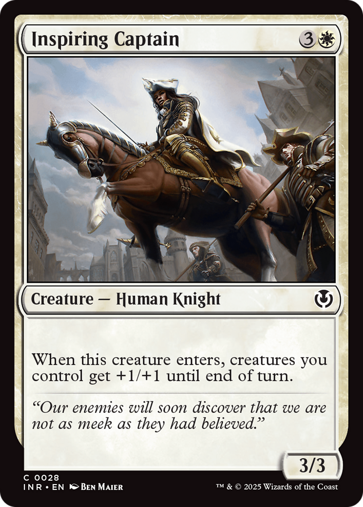 Inspiring Captain (28) [Innistrad Remastered]