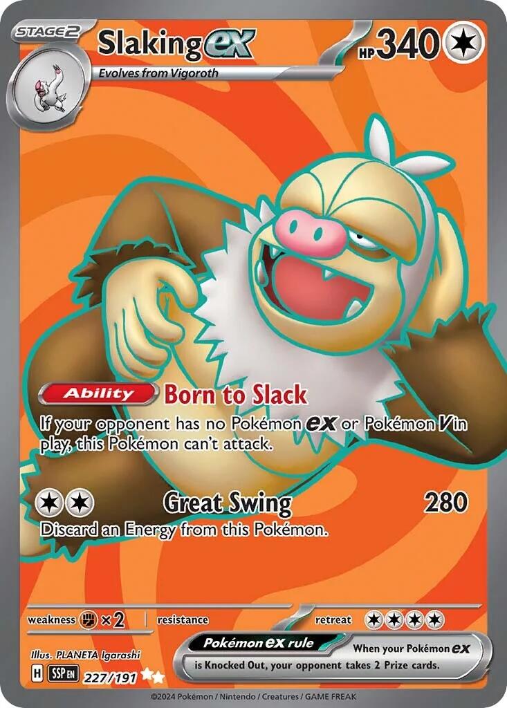 Slaking ex (227/191) [SV08: Surging Sparks]