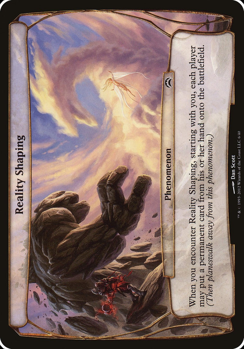 Reality Shaping (Planechase 2012) (6) [Oversize Cards]