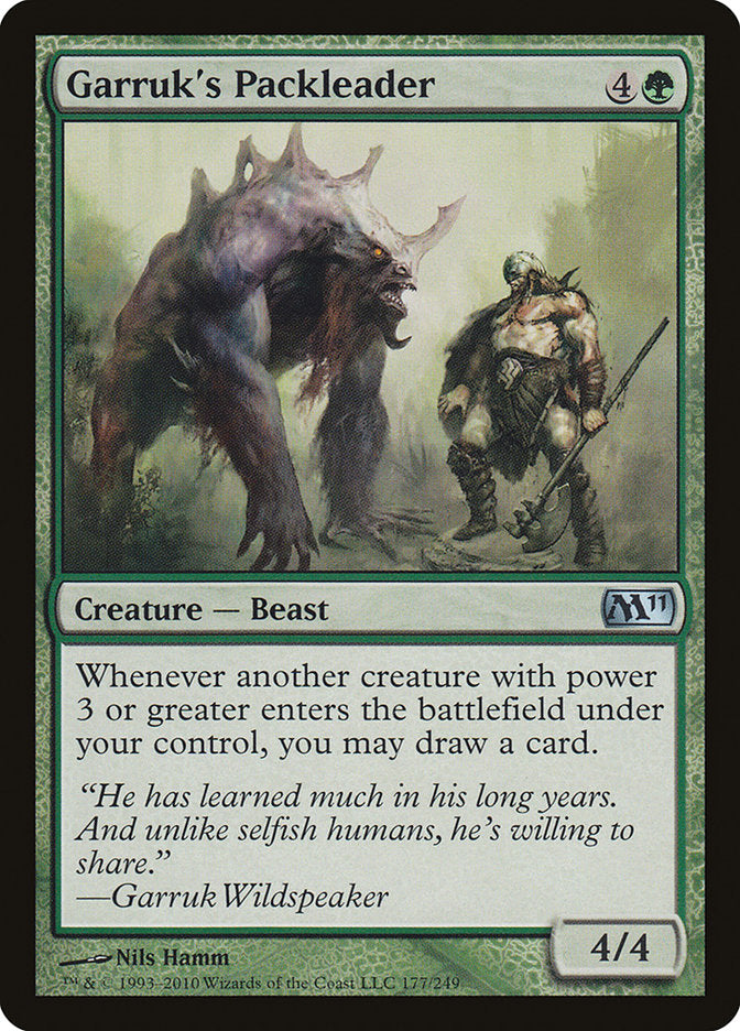 Garruk's Packleader (177) [Magic 2011 (M11)]