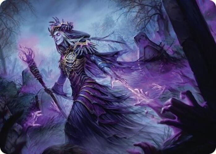 Zul Ashur, Lich Lord Art Card (10/54) (10) [Art Series: Foundations]