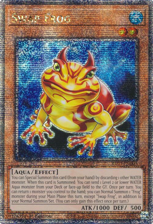 Swap Frog (Quarter Century Secret Rare) (RA03-EN005) [Quarter Century Bonanza]