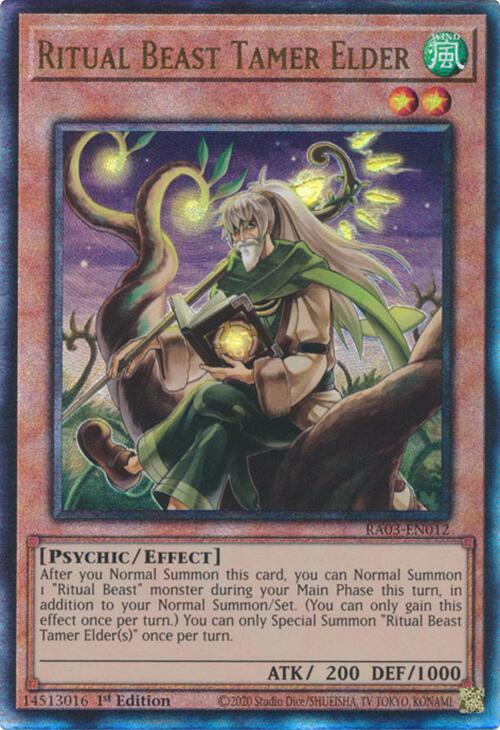 Ritual Beast Tamer Elder (PUR) (RA03-EN012) [Quarter Century Bonanza]