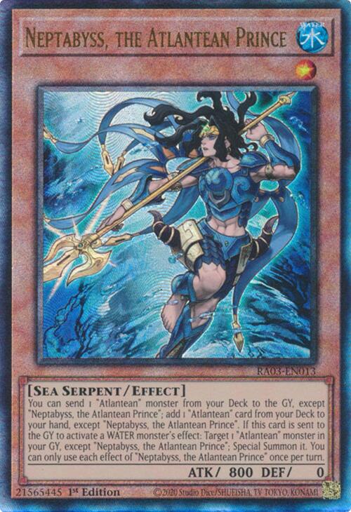 Neptabyss, the Atlantean Prince (PUR) (RA03-EN013) [Quarter Century Bonanza]