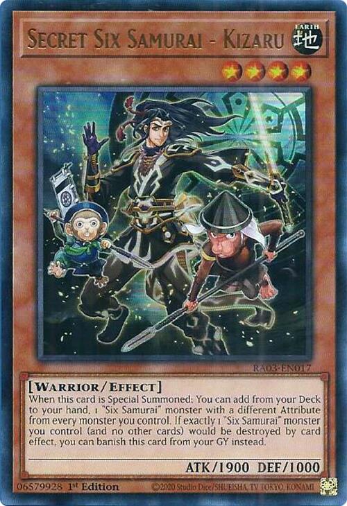 Secret Six Samurai - Kizaru (UR) (RA03-EN017) [Quarter Century Bonanza]