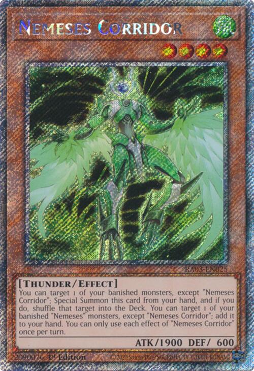 Nemeses Corridor (Platinum Secret Rare) (RA03-EN025) [Quarter Century Bonanza]