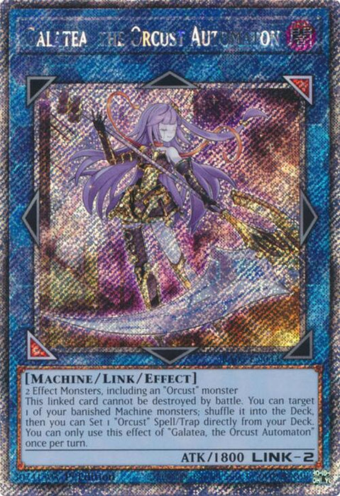 Galatea, the Orcust Automaton (Platinum Secret Rare) [RA03-EN044] Platinum Secret Rare