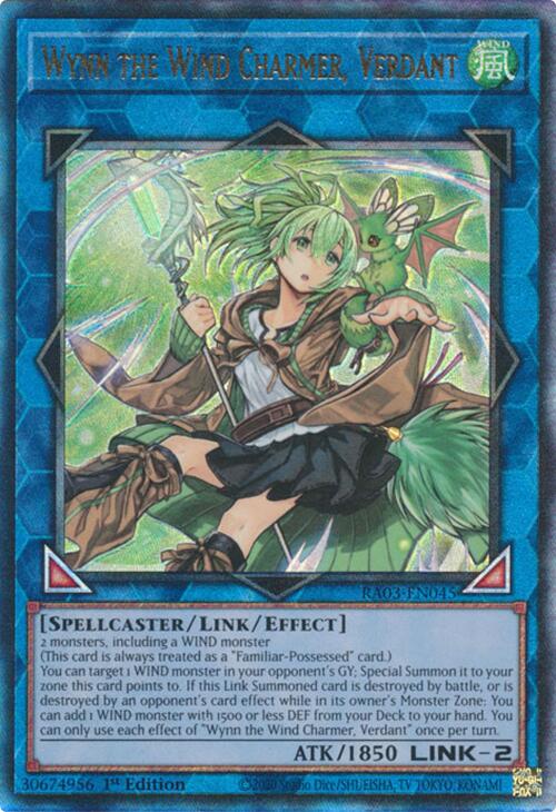 Wynn the Wind Charmer, Verdant (PUR) (RA03-EN045) [Quarter Century Bonanza]