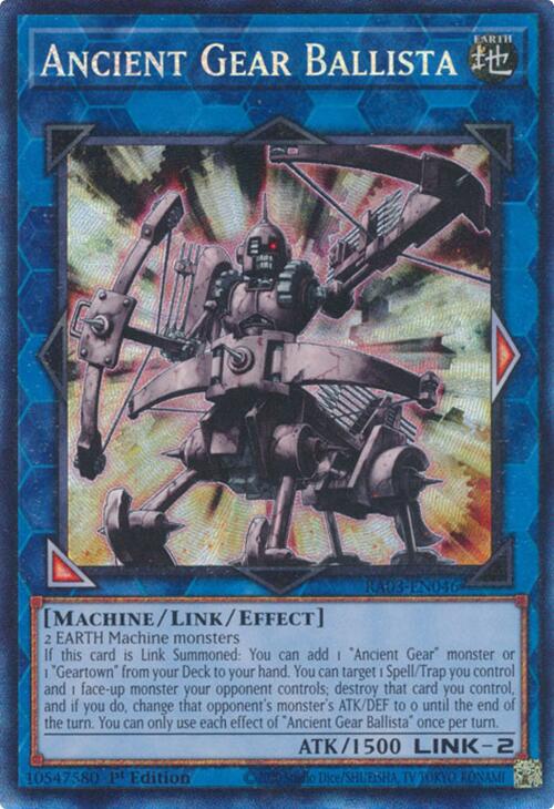 Ancient Gear Ballista (PCR) (RA03-EN046) [Quarter Century Bonanza]