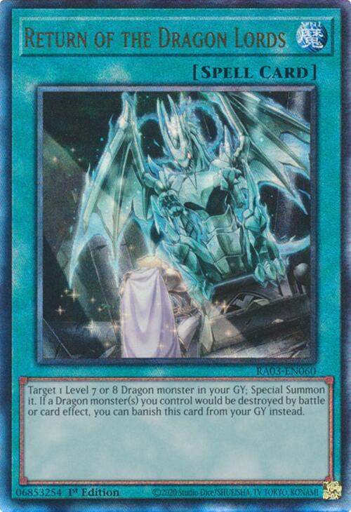 Return of the Dragon Lords (PUR) (RA03-EN060) [Quarter Century Bonanza]