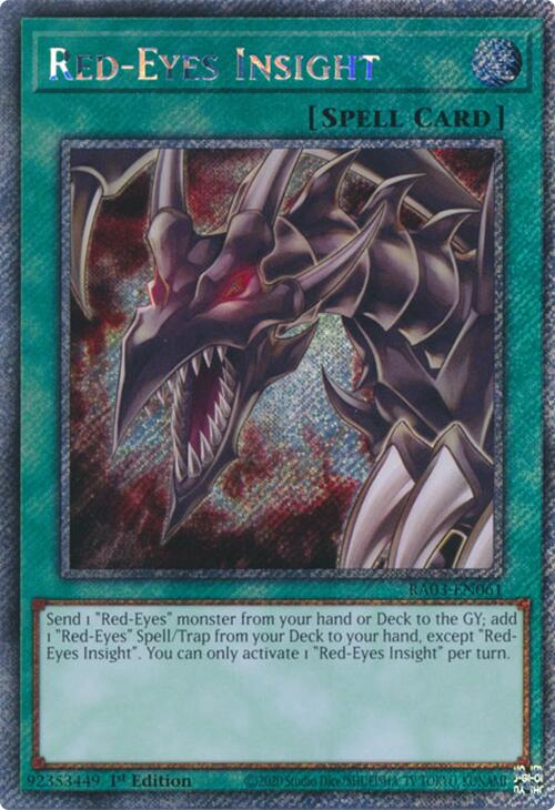 Red-Eyes Insight (Platinum Secret Rare) (RA03-EN061) [Quarter Century Bonanza]