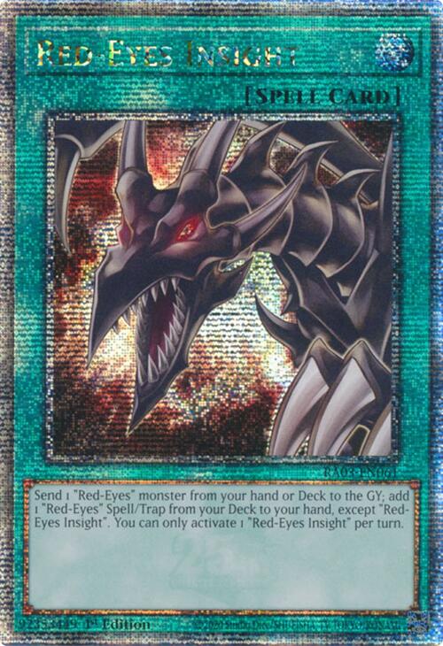 Red-Eyes Insight (Quarter Century Secret Rare) (RA03-EN061) [Quarter Century Bonanza]