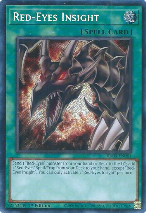 Red-Eyes Insight (Secret Rare) (RA03-EN061) [Quarter Century Bonanza]