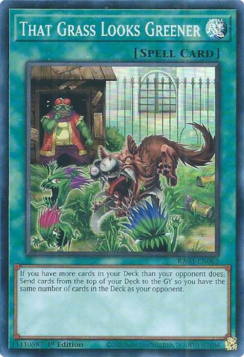 That Grass Looks Greener (RA03-EN063) [Quarter Century Bonanza]