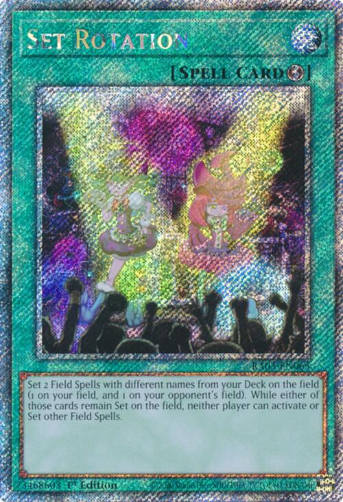 Set Rotation (Platinum Secret Rare) (RA03-EN065) [Quarter Century Bonanza]