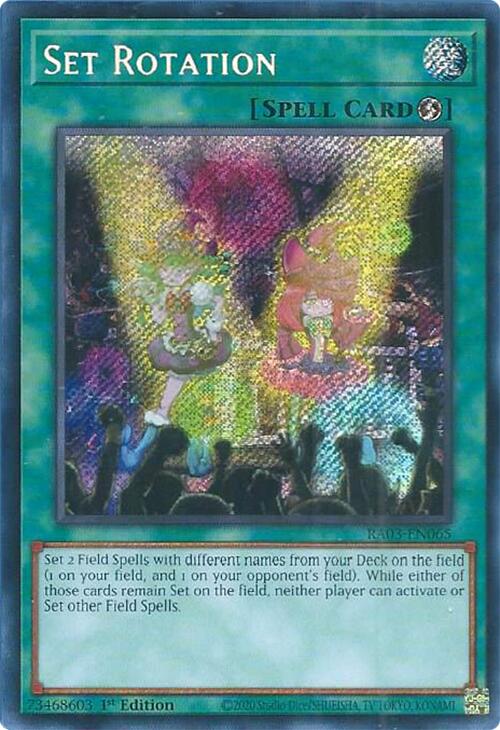 Set Rotation (Secret Rare) (RA03-EN065) [Quarter Century Bonanza]