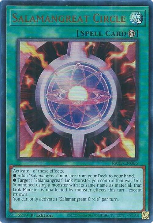 Salamangreat Circle (UR) (RA03-EN066) [Quarter Century Bonanza]