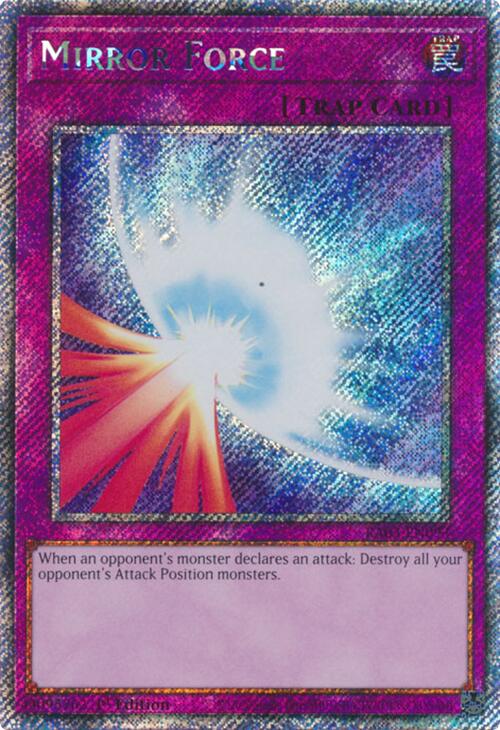 Mirror Force (Platinum Secret Rare) (RA03-EN093) [Quarter Century Bonanza]