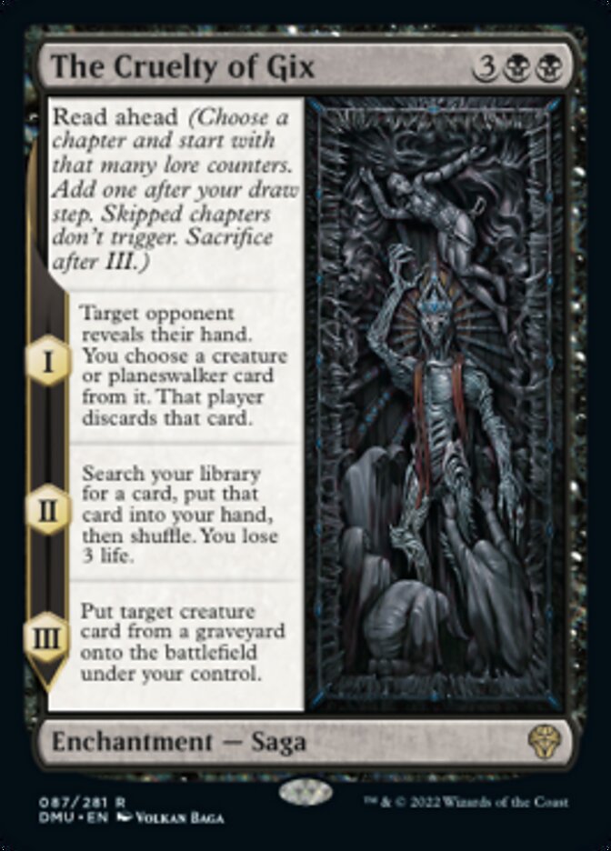 The Cruelty of Gix (87) [Dominaria United]