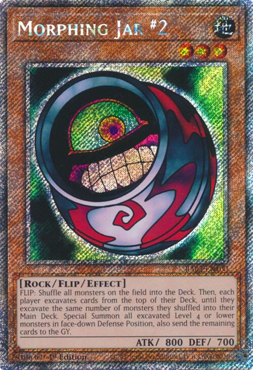 Morphing Jar #2 (Platinum Secret Rare) (RA03-EN100) [Quarter Century Bonanza]