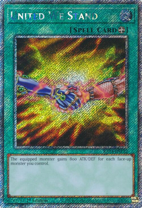 United We Stand (Platinum Secret Rare) [RA03-EN112] Platinum Secret Rare