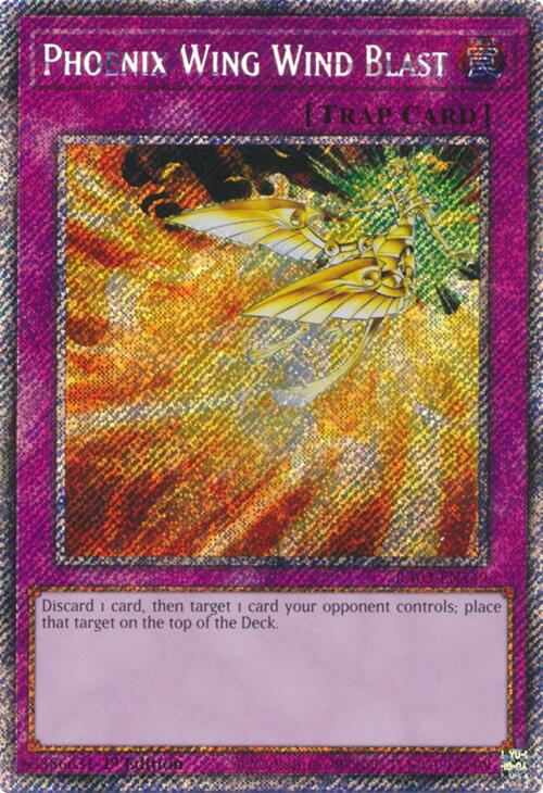 Phoenix Wing Wind Blast (Platinum Secret Rare) (RA03-EN149) [Quarter Century Bonanza]