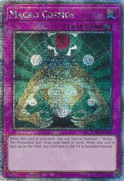 Macro Cosmos (Quarter Century Secret Rare) [RA03-EN164] Quarter Century Secret Rare