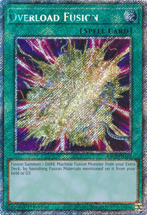 Overload Fusion (Platinum Secret Rare) (RA03-EN169) [Quarter Century Bonanza]
