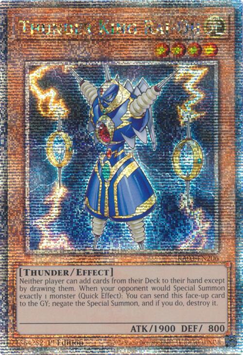 Thunder King Rai-Oh (Quarter Century Secret Rare) (RA03-EN206) [Quarter Century Bonanza]