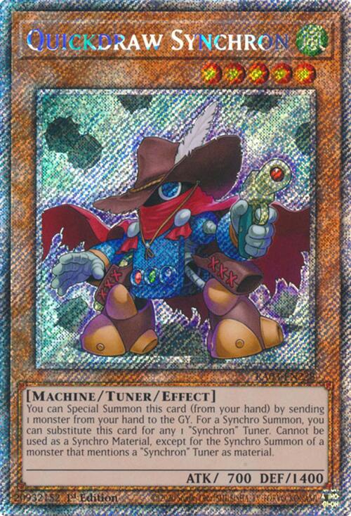 Quickdraw Synchron (Platinum Secret Rare) (RA03-EN228) [Quarter Century Bonanza]