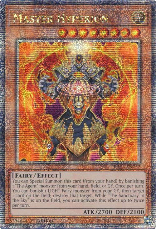 Master Hyperion (Quarter Century Secret Rare) (RA03-EN252) [Quarter Century Bonanza]