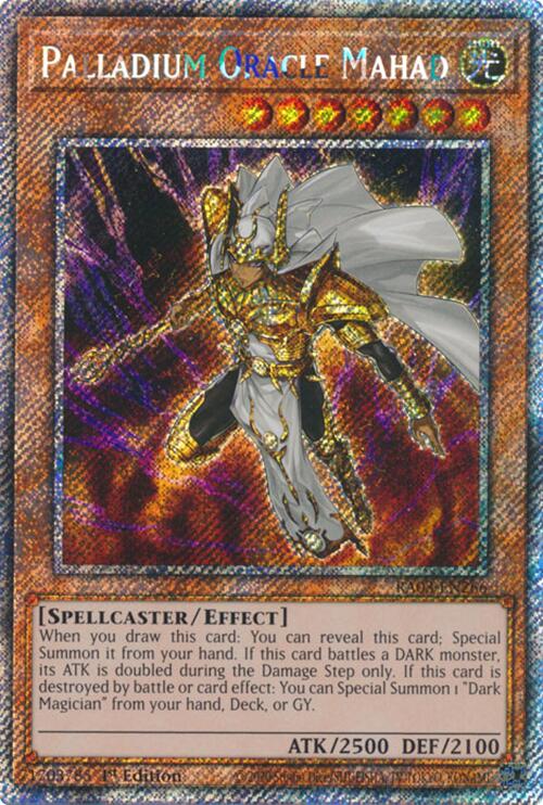 Palladium Oracle Mahad (Platinum Secret Rare) (RA03-EN266) [Quarter Century Bonanza]
