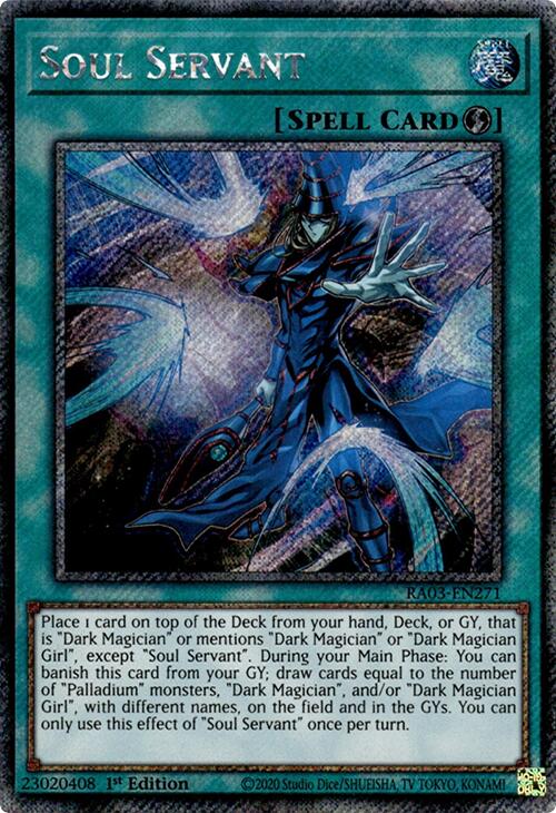 Soul Servant (Platinum Secret Rare) (RA03-EN271) [Quarter Century Bonanza]