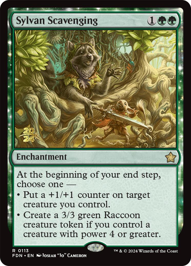 Sylvan Scavenging (113) [Prerelease Cards]