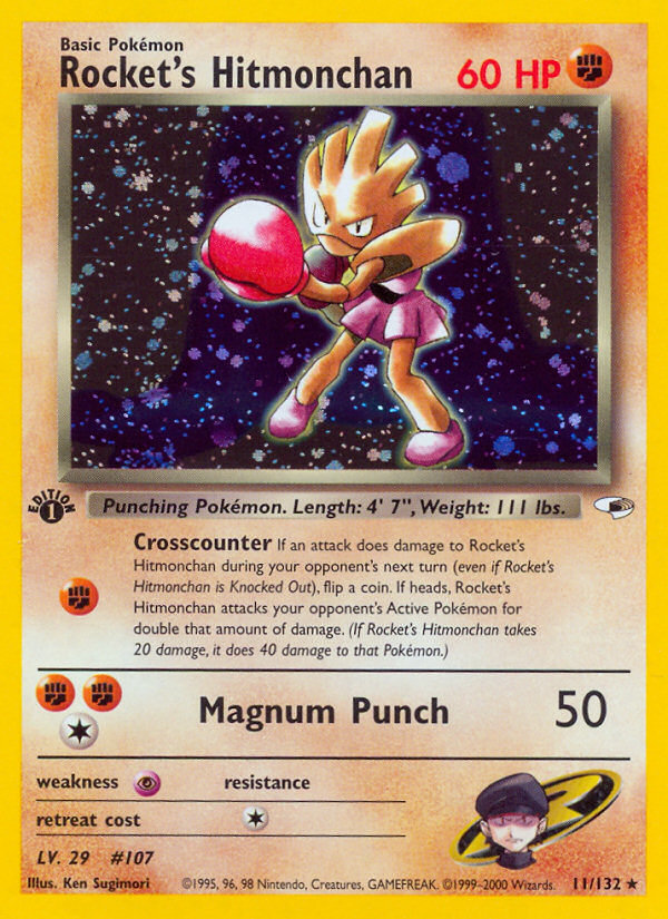 Rocket's Hitmonchan (011/132) [Gym Heroes]
